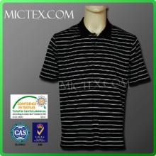 latest shirt designs for men 100% polyester jaquard polo shirts