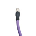 M12 Cable de Overmolding de Overmolding Masculino M-Codado