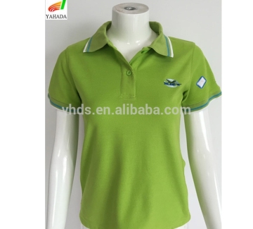 Custom Lady high quality Polo Shirts Girl's Basic Polo Tshirt for Women Fashion Apparel