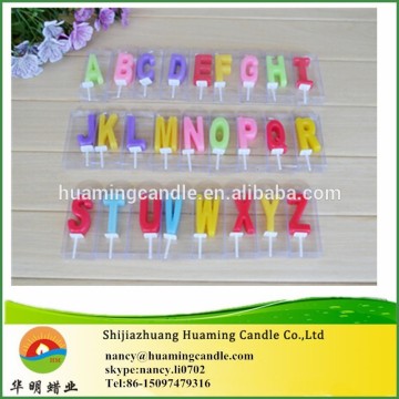 Multi-colour happy birthday Toothpick Letters Candles