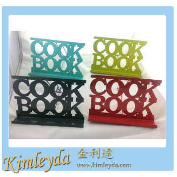 Metal Cookbook Stand with Colors