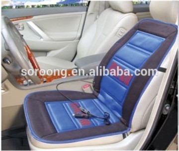 Adult polyester auto 12v heated seat cushion durable car heater cushion