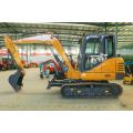 CE yang disetujui Excavator crawler hidrolik mini 6 ton