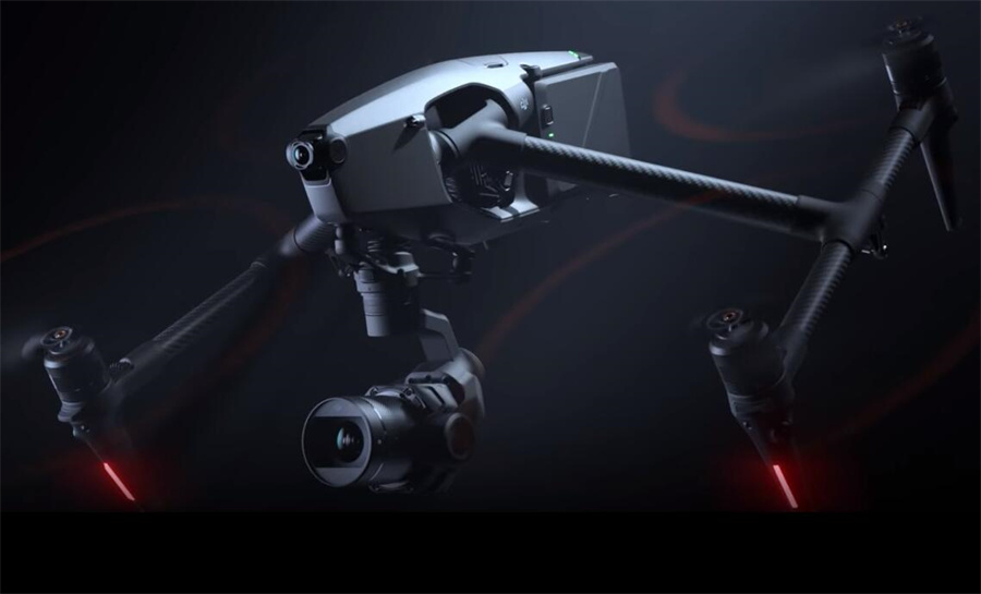 Cinema level Full-frame 8K DJI Inspire 3 drone with Night-Vision FPV Camera