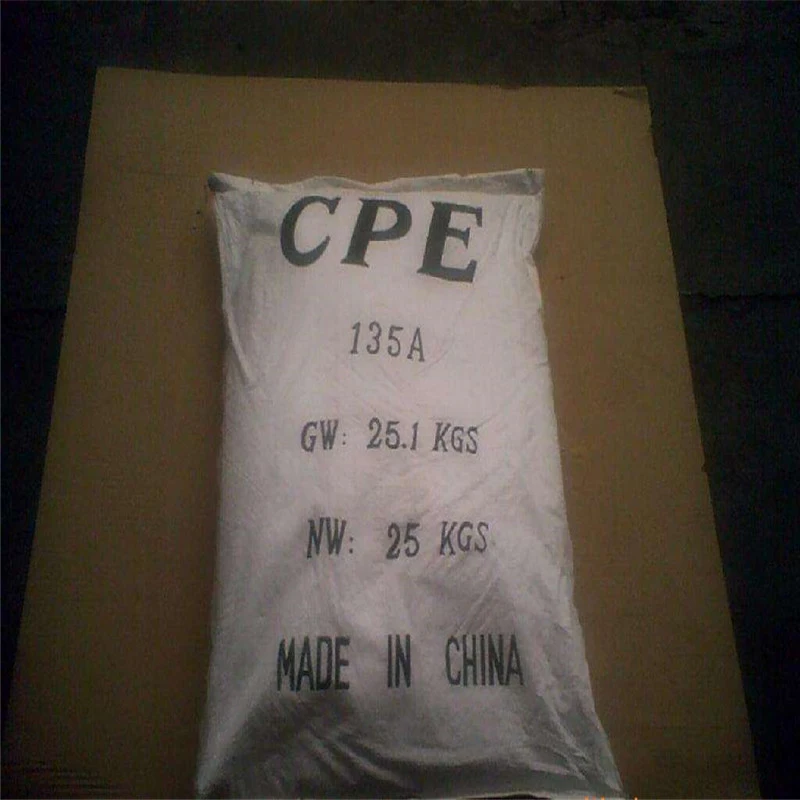 CPE Resin Chlorinated Polyethylene for PVC White Powder