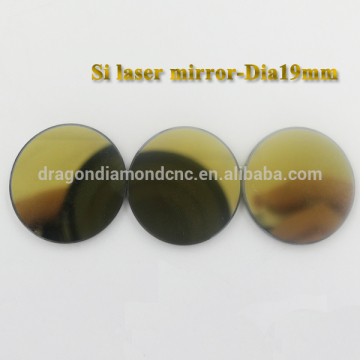Si Co2 laser mirror high reflecting mirror 19mm golden laser mirror