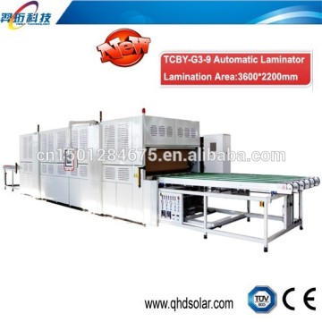 Double stage automatic solar panel laminator BIPV panel laminator