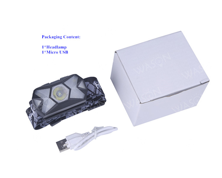 New Arrival Multiple Led Source 7 Modes Mini Super Light Weight Running Headlamp Rechargeable Usb Recharge Head Lamp