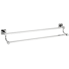 FUAO Wholesale bathroom brass material double towel bar