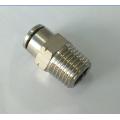 Air-Fluid Nickel-Plated Brass Straight Male  P.T.C Fittings