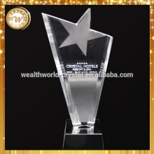 2016 classical glass crystal microphone trophy