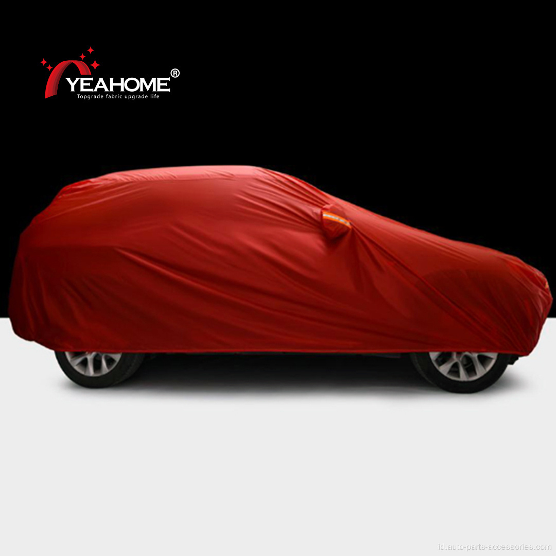 Fashion Light Covers Polyester Coating Waterproof Car Cover
