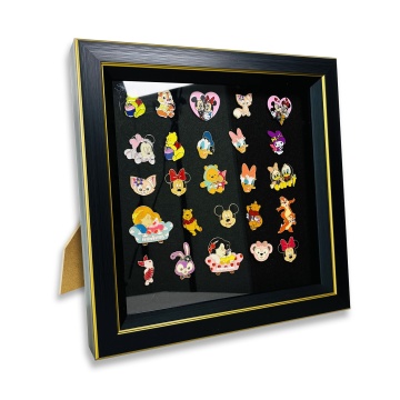Enamel Pin Display Shadow Box Frame for Pin Collection Storage
