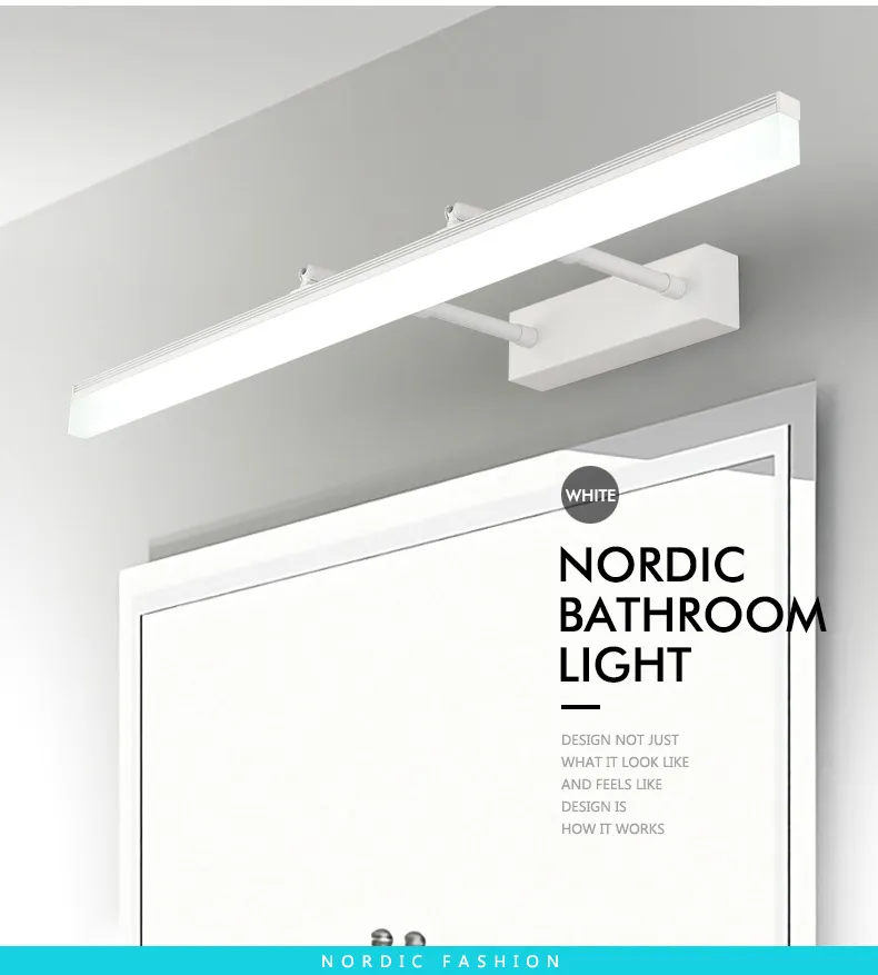 Waterproof Extendable LED Mirror Light for Easy Installation
