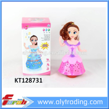 2016 Wholesale B/O Dancing Music Dolls vinyl musical doll With Light