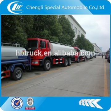 6x4 JAC 20000 liters water tanker truck