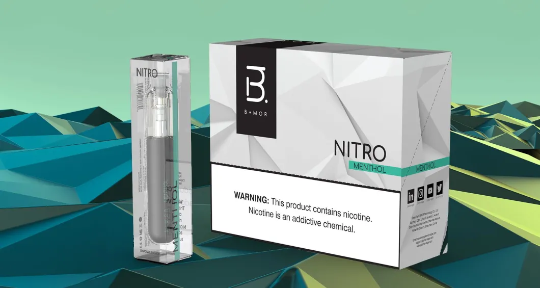 Wholesale Disposable Vape Pen Original B Mor Nitro Puff 5% Salt Nico tine E Cigarette