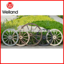 Antique Solid Wood Wagon Wheels Wall Hanging Decorative Wheels