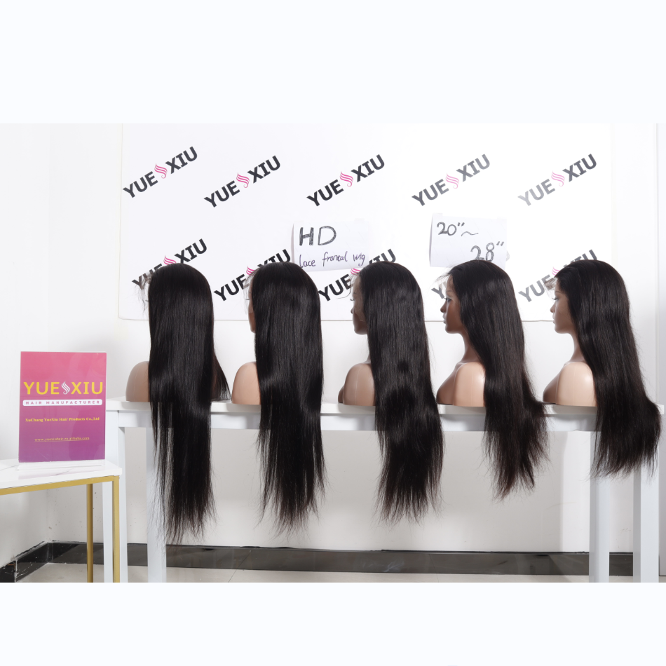 200 density 13x4 HD Transparent Lace Front Human Hair Wigs For Black Women 360 full Lace Frontal Wigs Glueless wig vendor