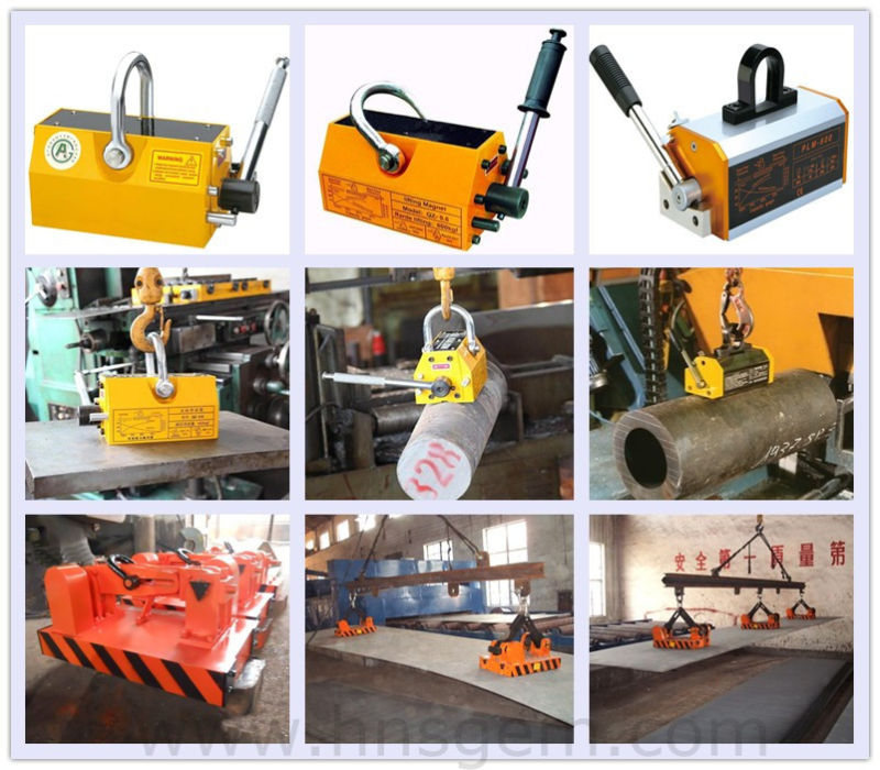 Permanent Magnetic Lifter for Steel Plate and Round Steel