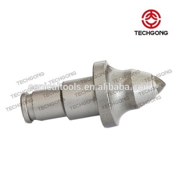 round shank concial carbide tipped trenching cutter bit