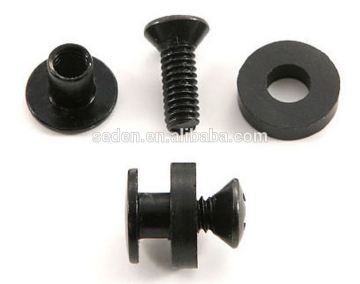 stainless steel Philips Chicago Metal Screws, steel male and female chicago screws