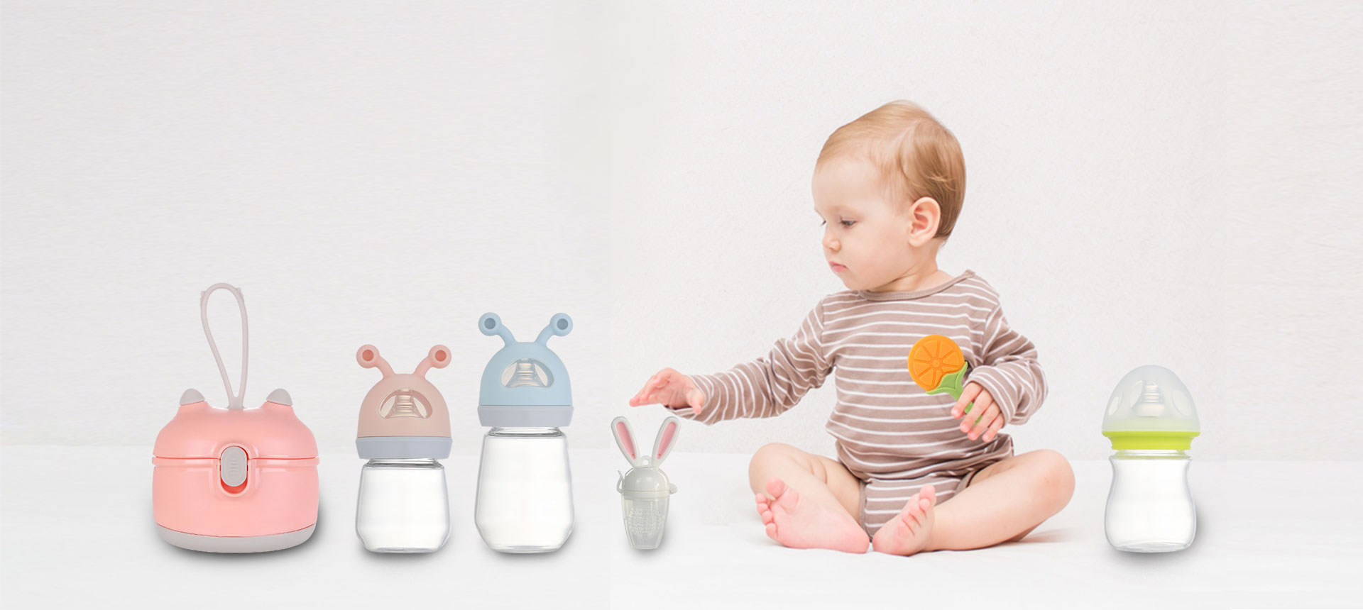 baby glass feeding Standard Neck Baby Milk bottle