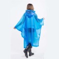 เสื้อกันฝน PEVA Rain Poncho คุณภาพสูงเป็นมิตรกับสิ่งแวดล้อม