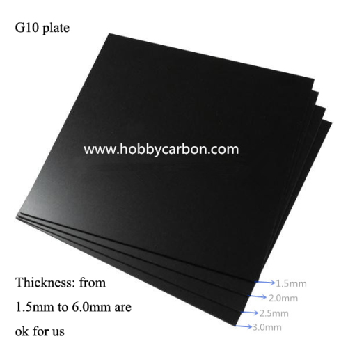 1,5x200x300mm G10 Glass Fiber Plate