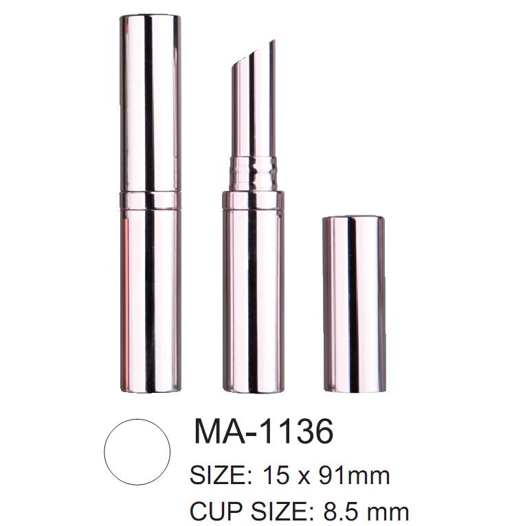 Slim Round Aluminium Lippenstiftfall MA-1136