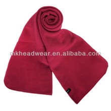 Wholesale Cheap Red Winter Polar Fleece Scarf Double Layer Scarf