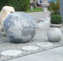 garden stone globe