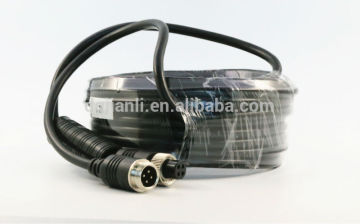 Rear View Safety system 4 pin cable with 4 pin aviation connetor plug