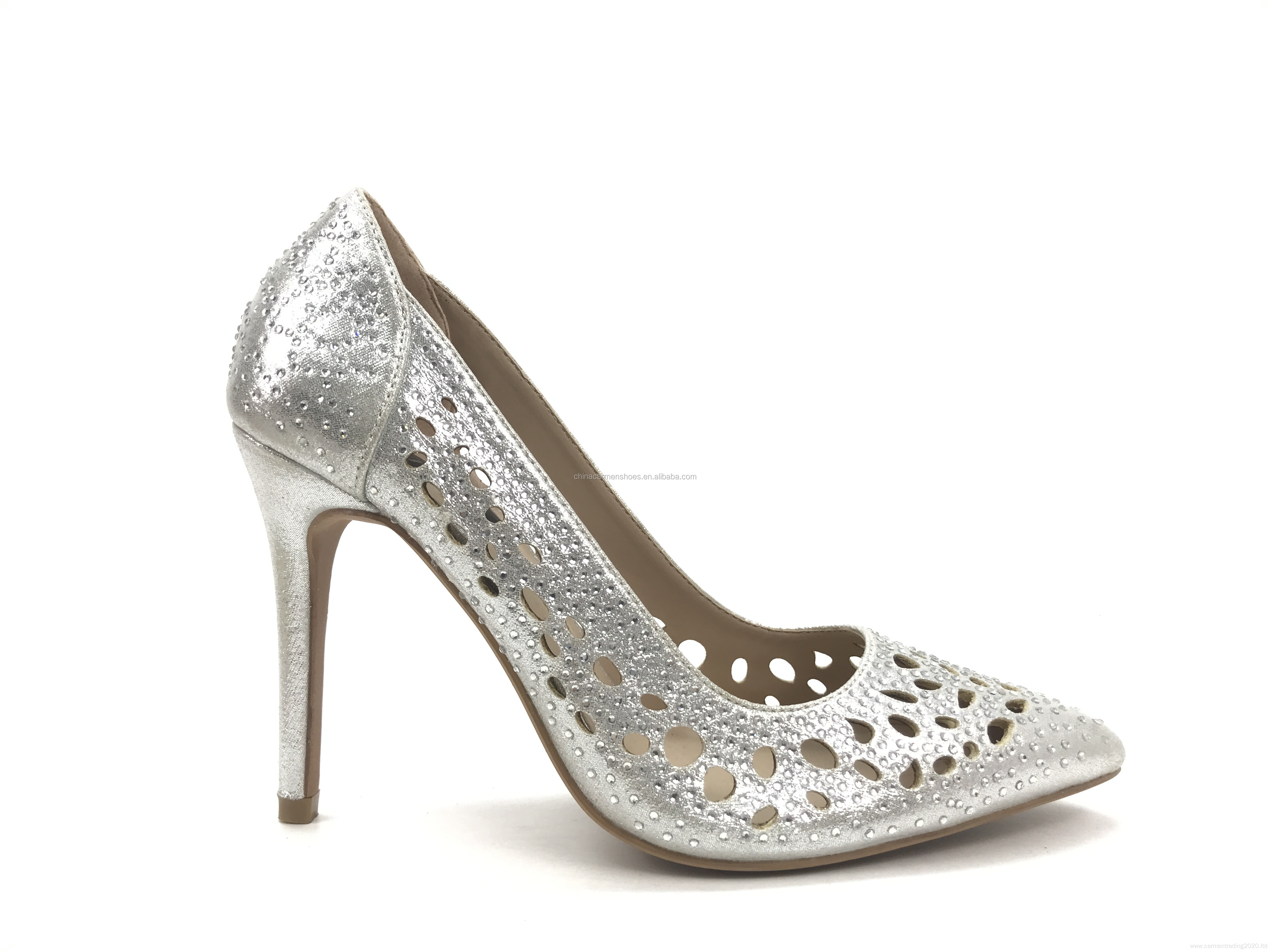 Women High Heels Studded Rhinestone Party Wedding Shoes