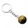 Gemstone 20 mm Beeds redondos llave llave Bola de cuarzo Natural Anillo Key Charm Charming Keychains Anniversary Gift