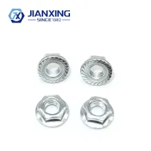 Carbon Steel Zinc Plated Screw Nut Flat Machine Screw Lock Nut