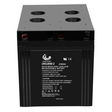 Cyclic VRLA Gel Solar Power Usage Battery 2V2000Ah