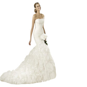 Good-quality wedding dress, mermaid brides gown