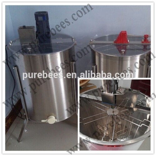 Purebees wholesale beekeeping supplies SS manual electric reversible automatic radial honey extractor Paypal