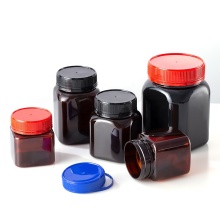 Food Grade Square Clear Manuka Honey Bottles - 250g, 500g, 1kg for Packing