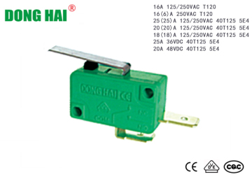 Household Appliances Micro Switches 27mm Long Lever
