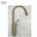 brushed gold brass faucet for kitchen