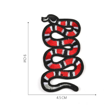 Big Snake Toy Embroidery DIY Patches Clothing Applique