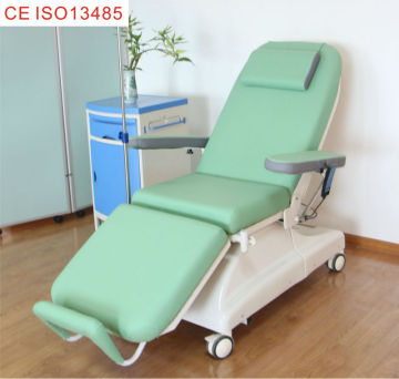 Motor dialysis chair for dialysis equipment