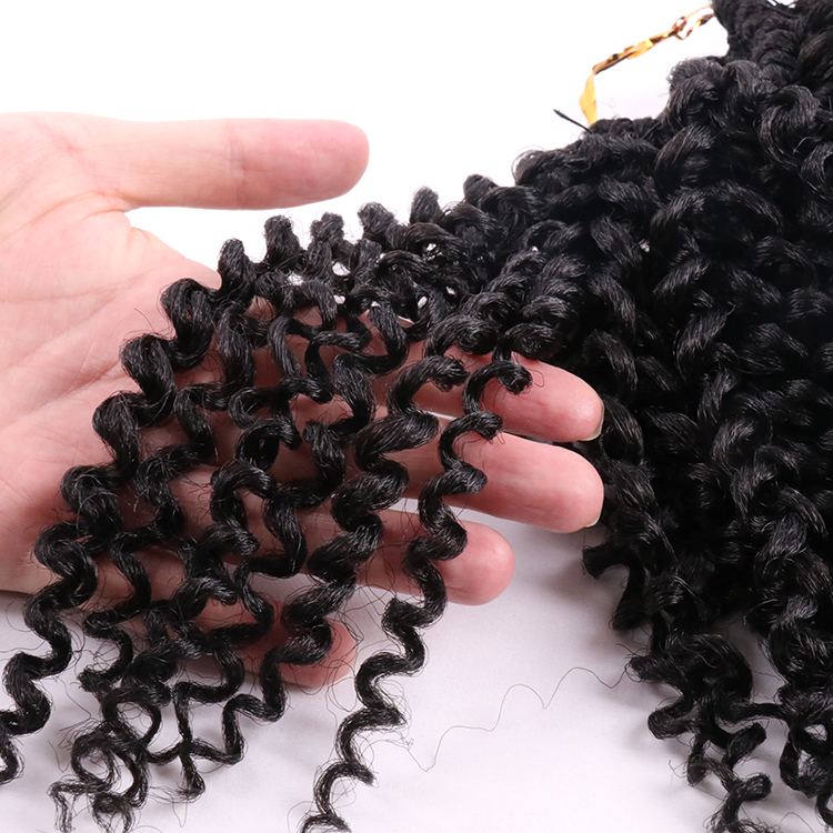 Wholesale 8 Inch Crochet Braid Hair Curly Wave Crochet Hair Extensions Synthetic Hair