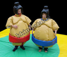 kids or adult sumo wrestling suit, sumo suit foam with helmet and gloves