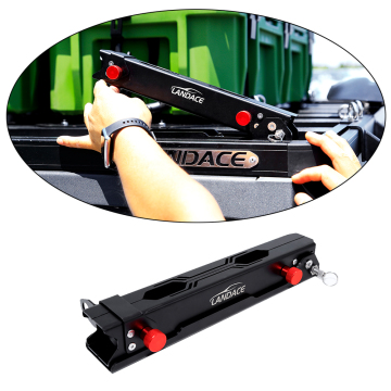 Universal Adjustable Aluminum Alloy Car Roof Rack Flagpole Mount Brackets