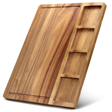 JOYWAVE Large Acacia Wood Charcuterie Board with Containers