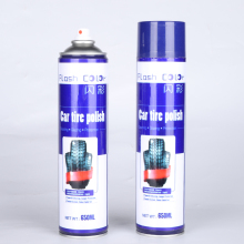 Tire Shine Polish Protects Aerosol Spray
