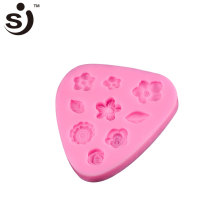 Hot sell New flower fondant mold cake decoration mold flower shaped flower cake mold